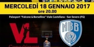 Grande basket domani sera a San Severo: E. Brindisi-C. Pesaro