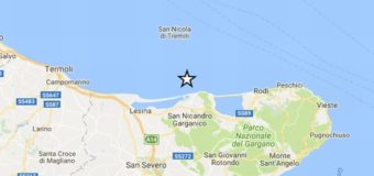 Terremoto 2.2 sulla costa garganica