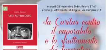 La Caritas presenta il libro “Vite Sottocosto”