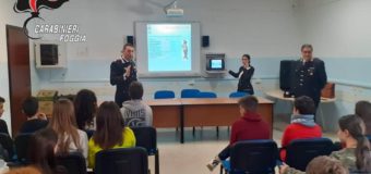 L’arma dei Carabinieri nelle scuole a San Giovanni Rotondo per diffondere la “Cultura della Legalità”